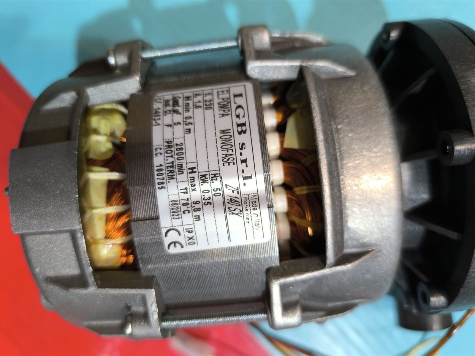 BOMBA LAVADO LAVAVAJILLAS COMENDA, ENTRADA 30MM, SALIDA 29MM, 230V, 50Hz, 036 KW,  500511 - Imagen 3