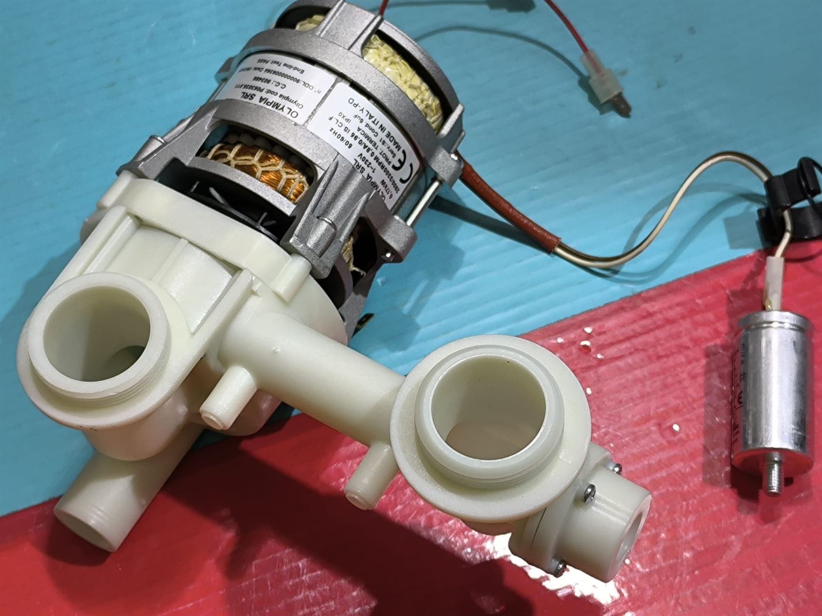 BOMBA LAVADO LAVAVAJILLAS SILANOS, PROFESSIONAL, CON CUERPO DE BOMBA, 2970W, 220V, PS-G40-G30-B, A499220 - Imagen 1