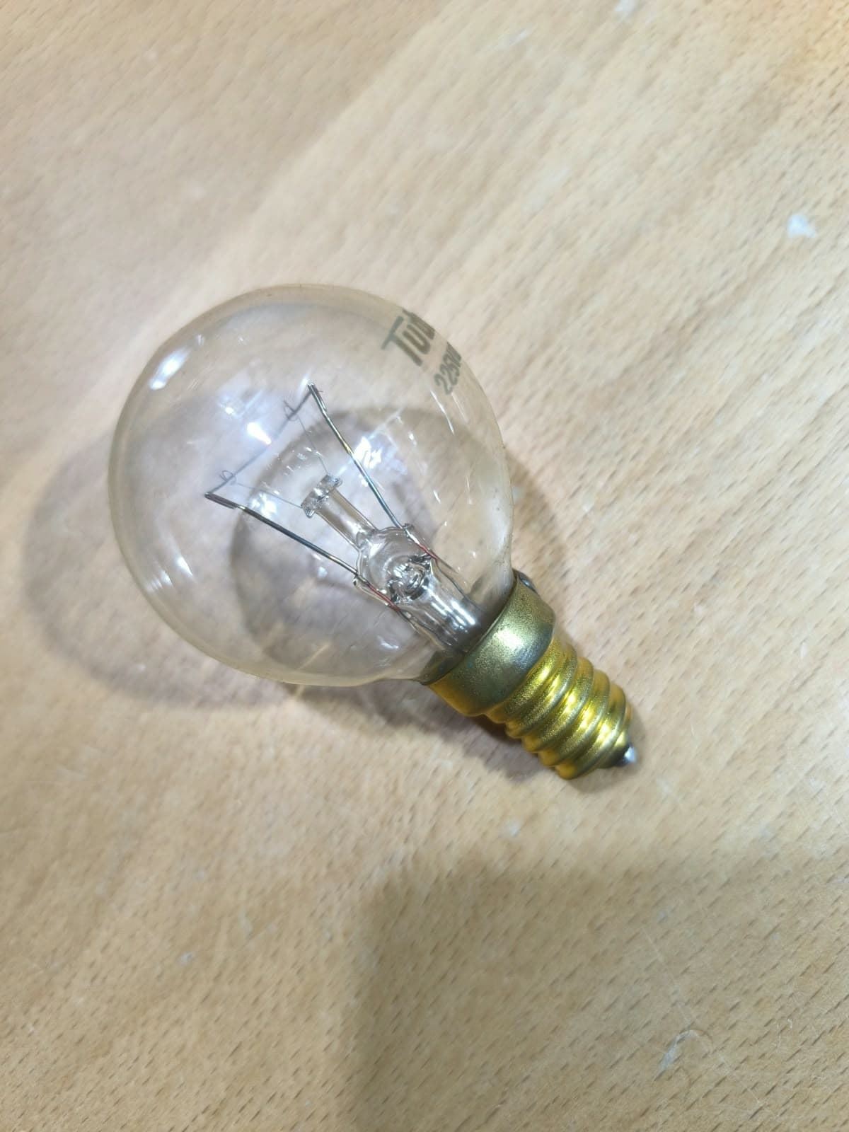 BOMBILLA  FILAMENTO, LAMPARA FILAMENTO, ESFERICA 45MM, NORMAL ESTANDAR, CASQUILLO E14, 40W, 225V, LARGO 73MM, E14 - Imagen 1
