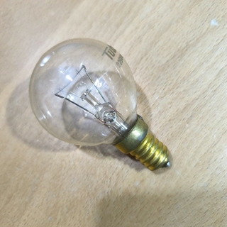 BOMBILLA  FILAMENTO, LAMPARA FILAMENTO, ESFERICA 45MM, NORMAL ESTANDAR, CASQUILLO E14, 40W, 225V, LARGO 73MM, E14 - Imagen 1