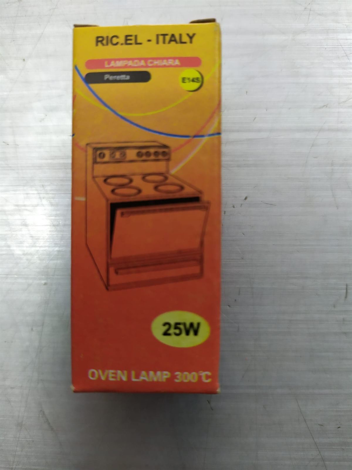 BOMBILLA HORNO, ESTANDAR,  25W, 220V, CASQUILLO E14, 300ºC,  244105 - Imagen 1