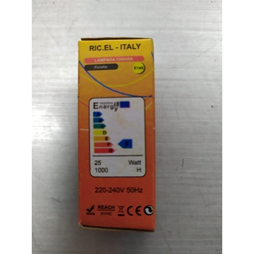 BOMBILLA HORNO, ESTANDAR,  25W, 220V, CASQUILLO E14, 300ºC,  244105 - Imagen 2