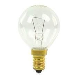 BOMBILLA HORNO, LAMPARA HORNO, 40W, 240V, E14, ESFERA DIAMETRO 45MM, 50279890003, 063019001 - Imagen 1