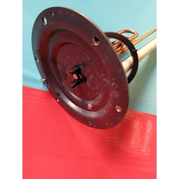 BRIDA TERMO THERMOR, SAUTER, ATLANTIC, BRIDA+JUNTA+ANODO+RESISTENCIA, DIAMETRO 197 MM, DISTANCIA AGUJEROS 87MM, DIAMETRO JUNTA 130MM, LARGO ALOJAMIENTO TERMOSTATO 350MM, 2200W, 220V,  060187 - Imagen 1