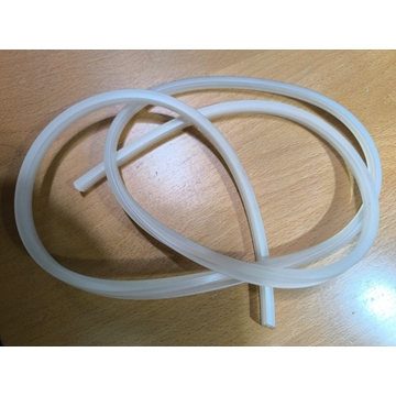 BURLETE TAPA EMBASADORA, 5,5 X 8,5 MM, 1 METRO DE LARGO, MATERIAL SILICONA,  099011 - Imagen 1