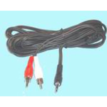 CABLE AUDIO 2 RCA MACHO A 1 JACK 3,5 ESTEREO E-A49-5 - Imagen 1