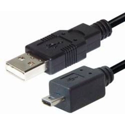 CABLE CONEXIÓN USB TIPO A MACHO A MINI USB 8 PIN MACHO E-C158GM - Imagen 1