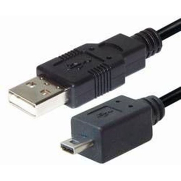 CABLE CONEXIÓN USB TIPO A MACHO A MINI USB 8 PIN MACHO E-C158GM - Imagen 1