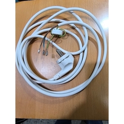 CABLE ENTRADA CORRIENTE FRIGORIFICO, CON BOBINA PARA ELIMINAR FRECUENCIAS/INTERFERENCIAS, LARGO 2600MM, 3 HILOS COBRE, MANGUERA FLEXIBLE, 2084561022 - Imagen 1