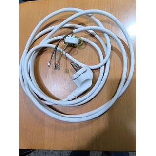 CABLE ENTRADA CORRIENTE FRIGORIFICO, CON BOBINA PARA ELIMINAR FRECUENCIAS/INTERFERENCIAS, LARGO 2600MM, 3 HILOS COBRE, MANGUERA FLEXIBLE, 2084561022 - Imagen 1