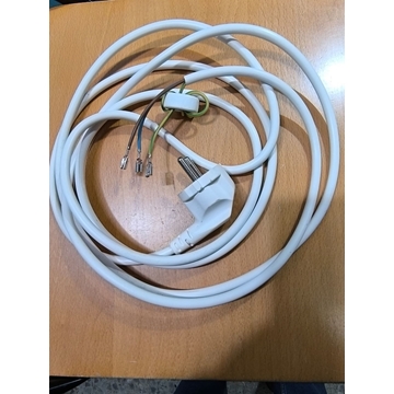 CABLE ENTRADA CORRIENTE FRIGORIFICO, CON BOBINA PARA ELIMINAR FRECUENCIAS/INTERFERENCIAS, LARGO 2600MM, 3 HILOS COBRE, MANGUERA FLEXIBLE, 2084561022 - Imagen 1