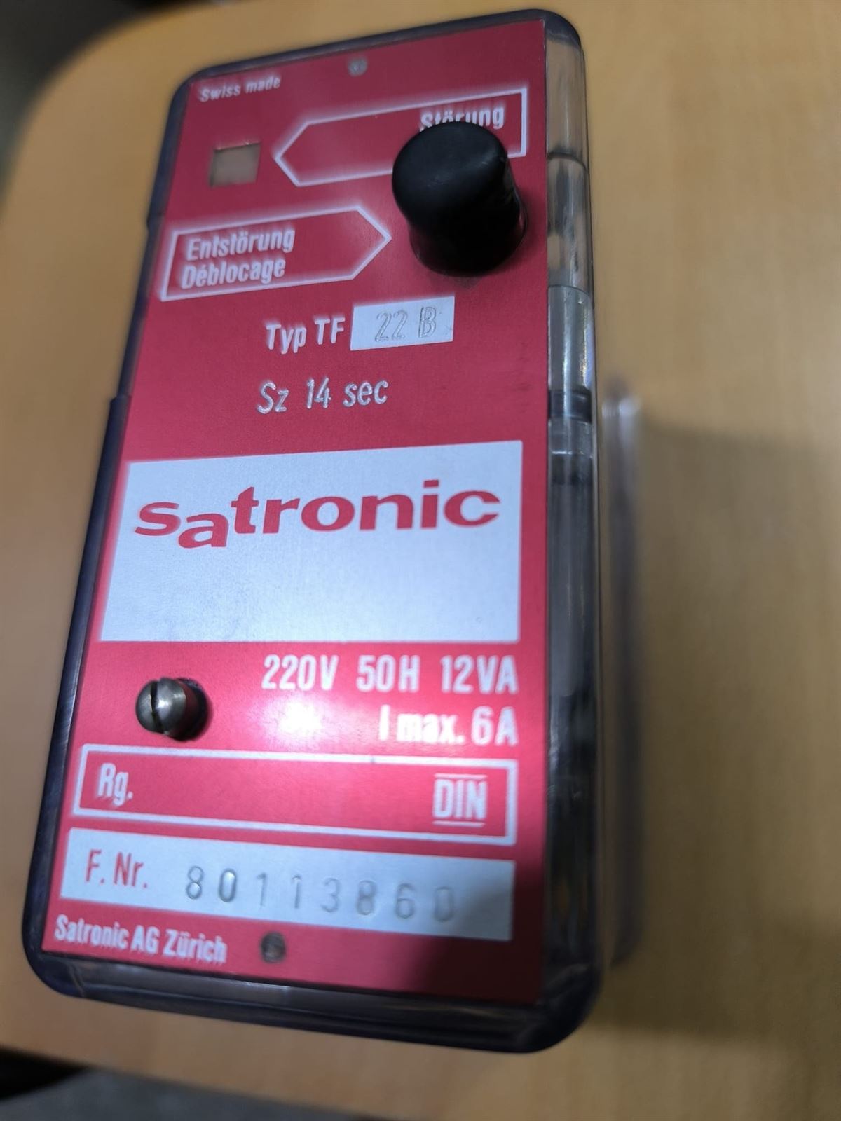 CENTRALITA QUEMADOR SATRONIC, PROGRAMADOR QUEMADOR GAS,  TF22B - Imagen 1