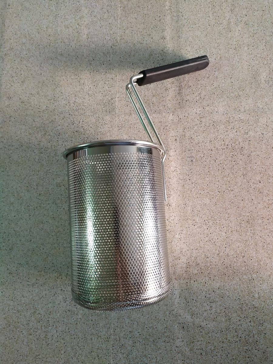 CESTA FREIDORA 200X145MM (ALTO/DIAMETRO) PARA PASTA,  ACERO INOX,  970714 - Imagen 3