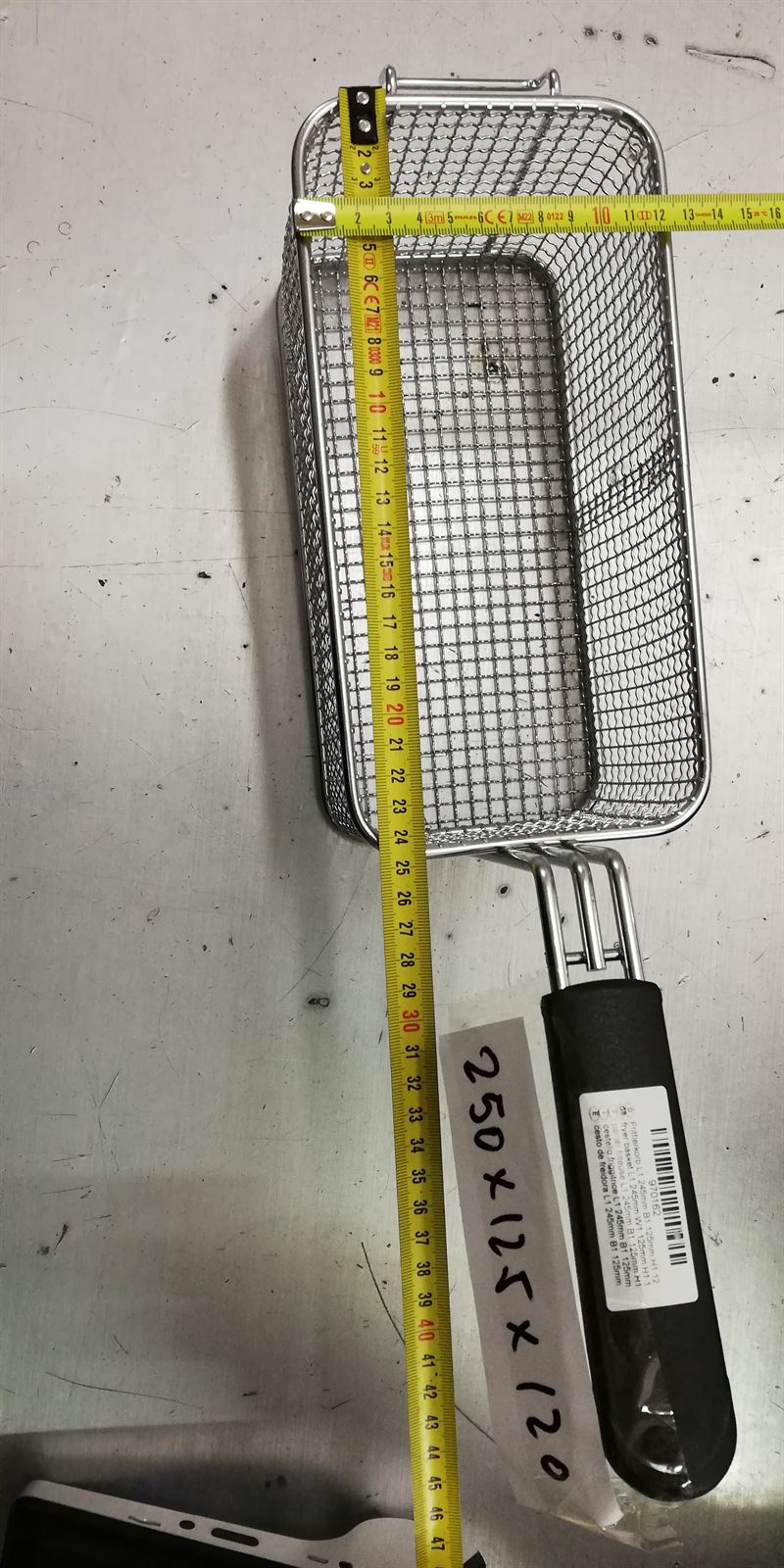 CESTA FREIDORA , 245X125X120 MM (LARGO/ANCHO/ALTO) CF-CENEDESE, 970162 - Imagen 2