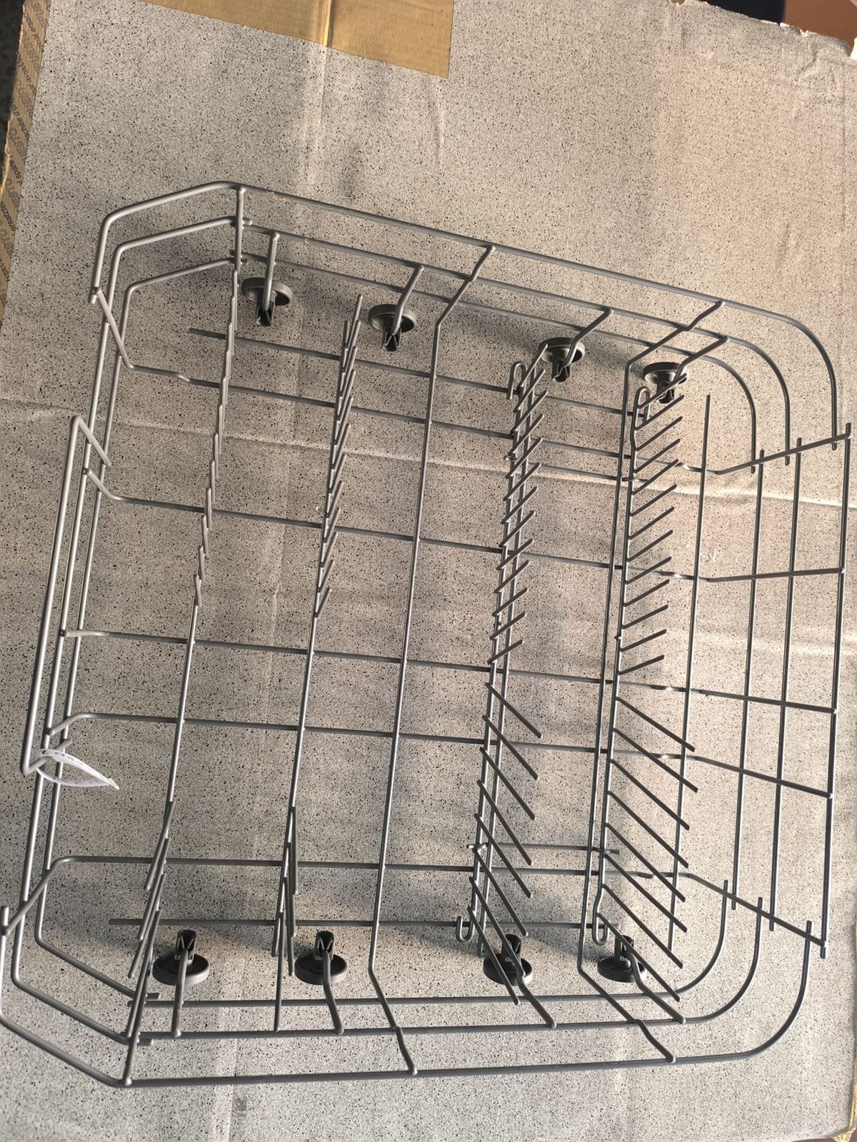 CESTA INFERIOR LAVAVAJILLAS AEG, ELECTROLUX, ZANUSSI, ANCHO 520MM, FONDO 510MM, ALTO 140MM, RUEDA DIAMETRO 40MM, 140002678054 - Imagen 2