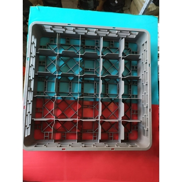 CESTA LAVAVAJILLAS CUBIERTOS,  500x500x100mm,   A.V1251 - Imagen 1