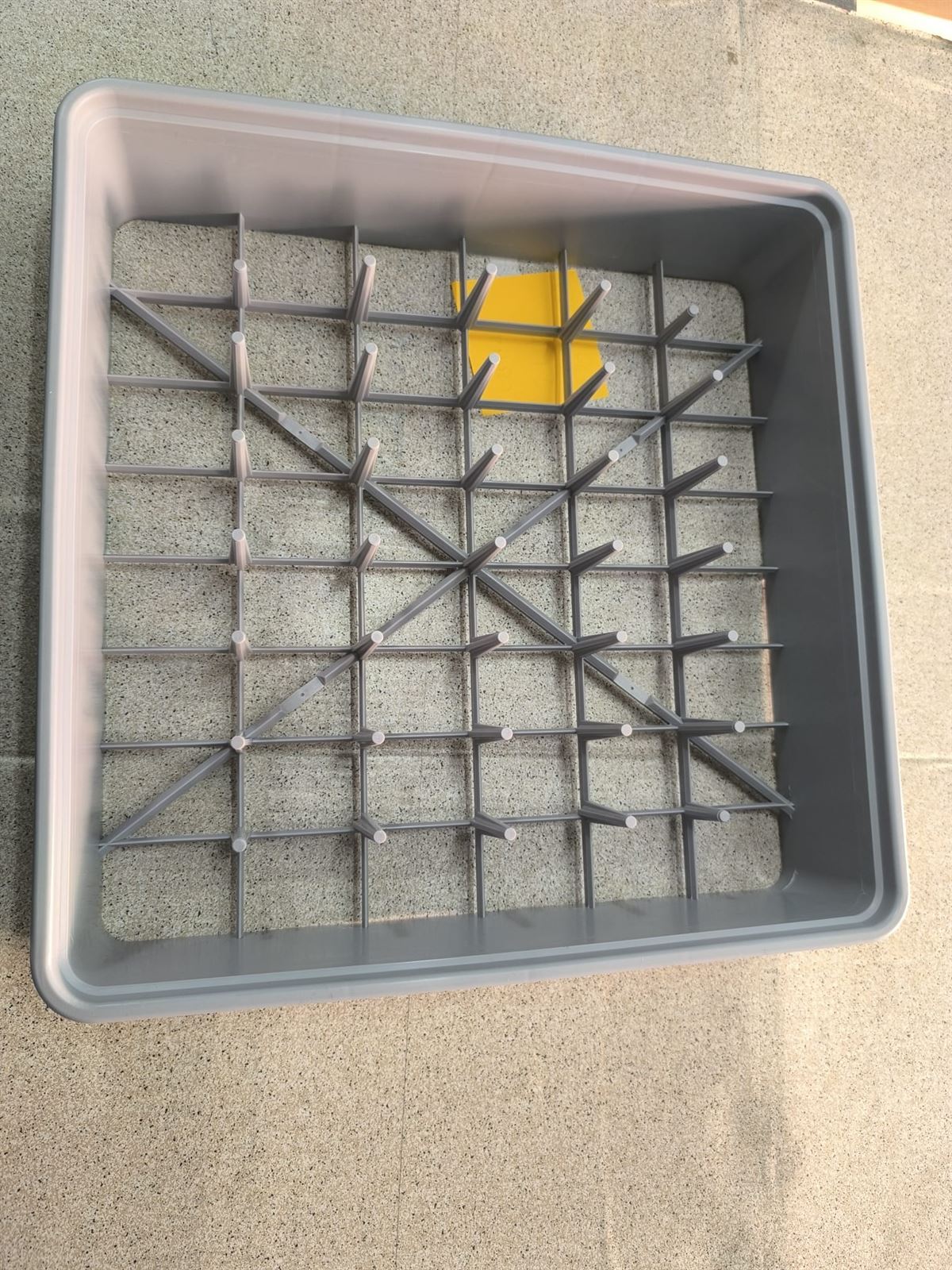 CESTA PLATOS LAVAVAJILLAS INDUSTRIAL, 450X450X105 MM, 050498 - Imagen 1