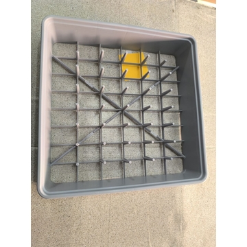 CESTA PLATOS LAVAVAJILLAS INDUSTRIAL, 450X450X105 MM, 050498 - Imagen 1