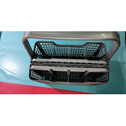CESTO CUBIERTOS LAVAVAJILLAS, AEG, ZANUSSI, ELECTROLUX, RECAMBIO ORIGINAL, LARGO 250, ANCHO 135, ALTO 160/245,   50299337001 - Imagen 1