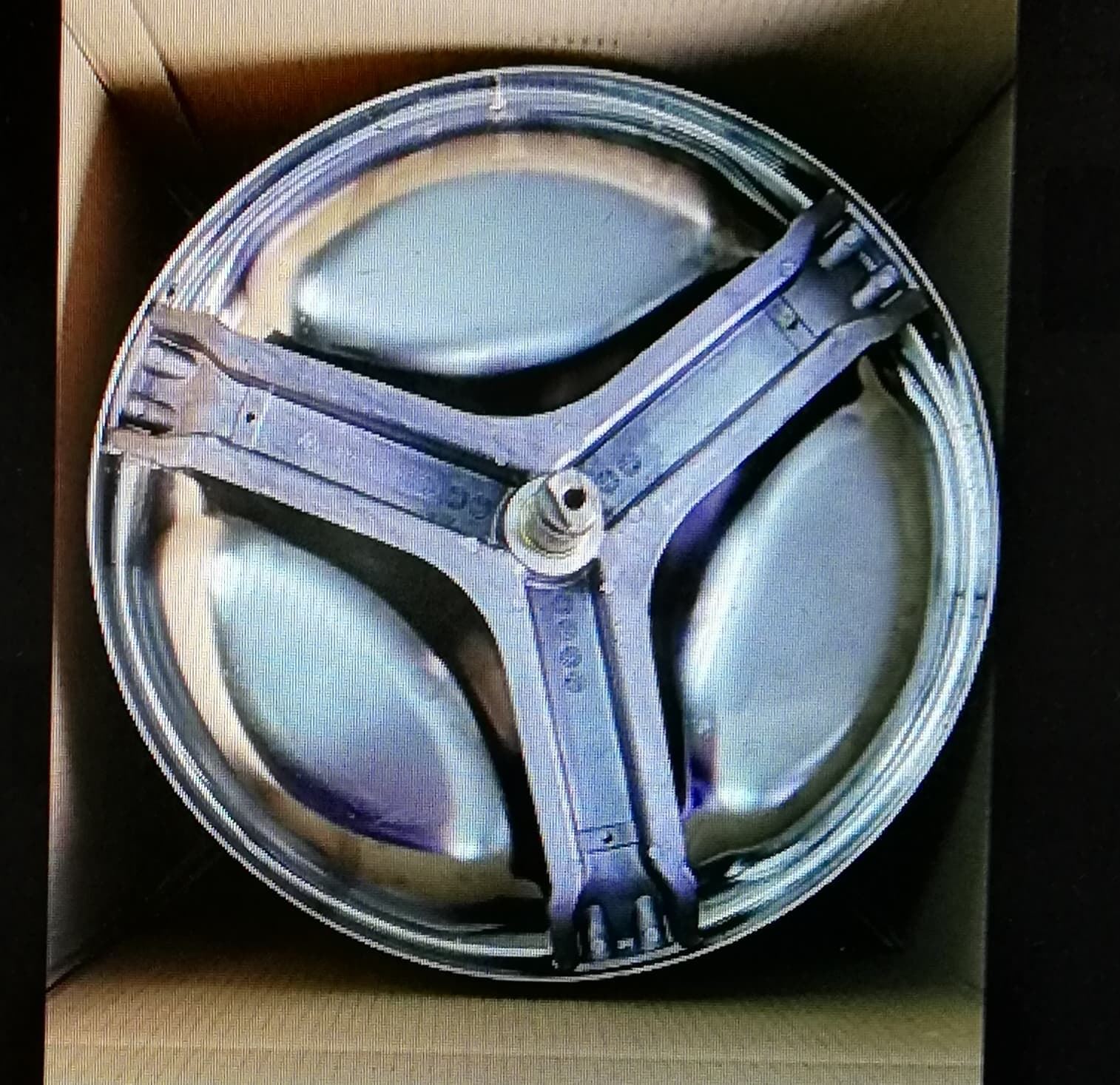 CESTO LAVADORA ZANUSSI, AEG, ELECTROLUX, TAMBOR+EJE, RECAMBIO ORIGINAL, CESTO 470X280MM, BOCA 310MM, EJE 106X30MM, CASQUILLO 35/14MM, 1320045154 - Imagen 1