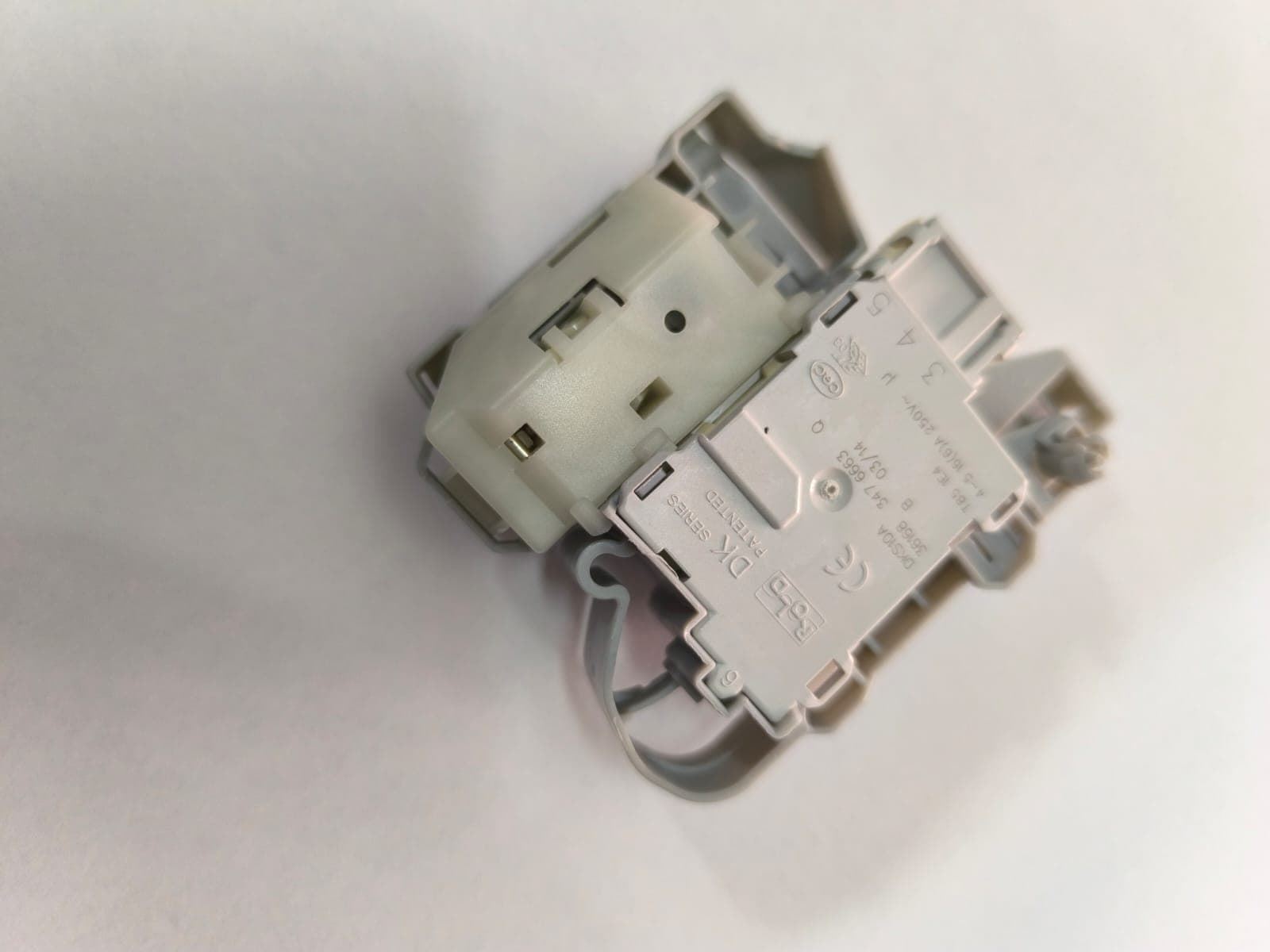 CIERRE ELECTRICO, BLOCAPUERTA RETARDADOR, LAVADORA ZANUSSI, AEG, ELECTROLUX, 8084553067 - Imagen 2