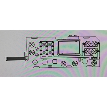 CIRCUITO CONTROL VISUALIZACION, SECADORA ELECTROLUX, PLACA ELECTRONICA DIGITAL, RECAMBIO ORIGINAL, 1926508126, 8076952624 - Imagen 1