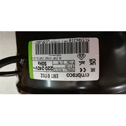 COMPRESOR FRIGORIFICO ALTA PRESION R134, 1/3 CV, 220V, EMBRACO, EMT6170Z - Imagen 1