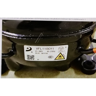 COMPRESOR FRIGORIFICO INVERTER HISENSE, CON ARRANCADOR, R600, 40/150Hz, 65/180V, VFL110CY1 - Imagen 2