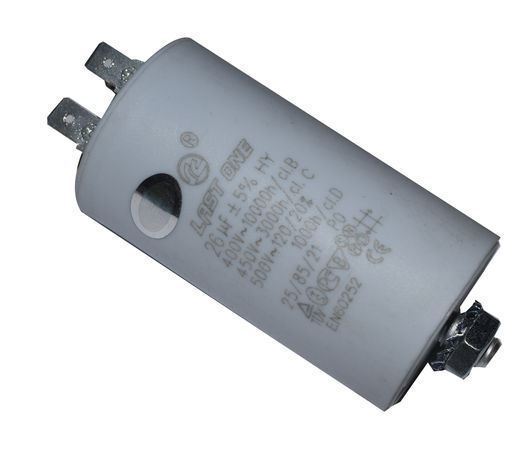 CONDENSADOR ARRANQUE LAVADORA 26 MF A 450V. 1380000025, 12AG015