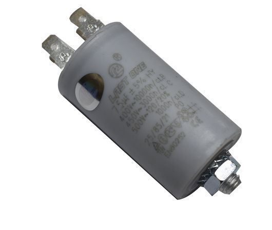 CONDENSADOR ARRANQUE LAVADORA 7,5 MF A 450V. 12AG075 - Imagen 1