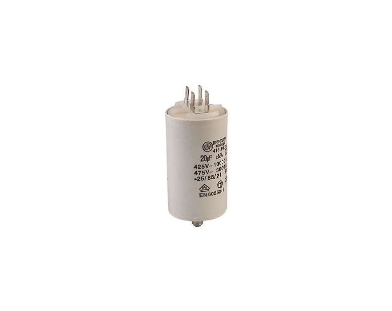 Condensador de trabajo 20mF 450V  1380000020 - Imagen 1