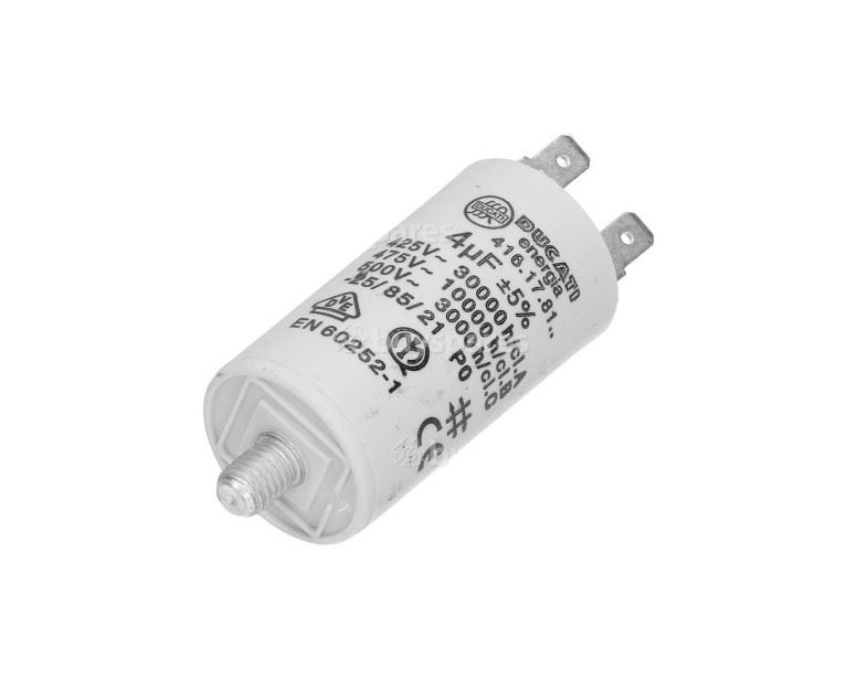 Condensador de trabajo 4mF, 425/475V,  1380000004 - Imagen 1