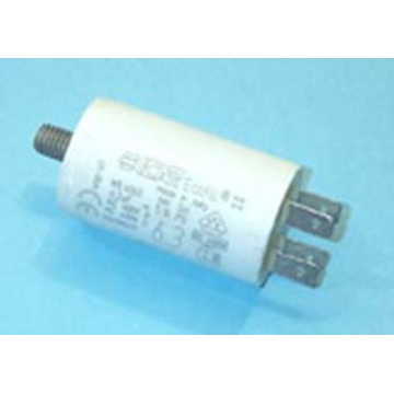 CONDENSADOR PERMANENTE PARA LAVADORA 6,3 MF A 450V. 12AG003 - Imagen 1