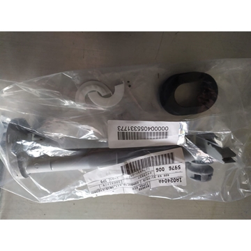 CONDUCTO AGUA + JUNTA GOMA + ANILLO SUJECCION PARA BRAZO DE LAVADO SUPERIOR LAVAVAJILLAS ZANUSSI, ELECTROLUX, AEG, KIT,GRIS,L=238MM, 4055331773 - Imagen 2