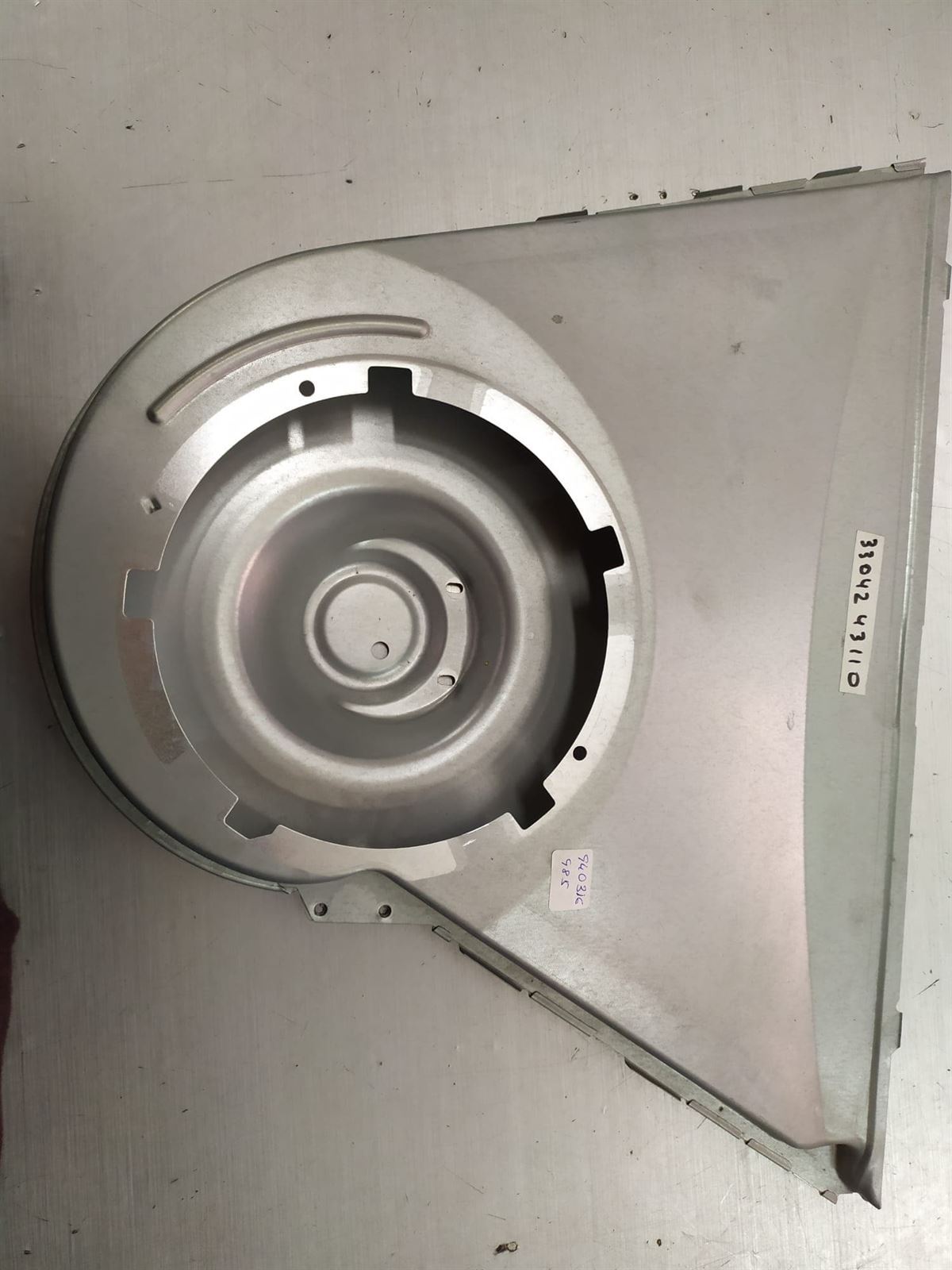 CONDUCTO CANAL DE AIRE, SOPORTE VENTILADOR, HORNO ZANUSSI,   3304243110 - Imagen 2