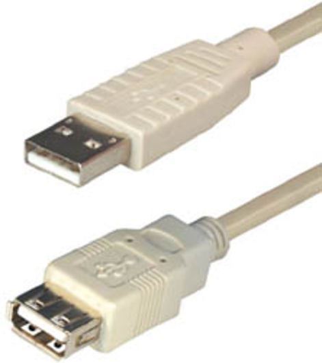 CONEXION USB TIPO A MACHO A USB TIPO A HEMBRA 1.1 E-C140K - Imagen 1