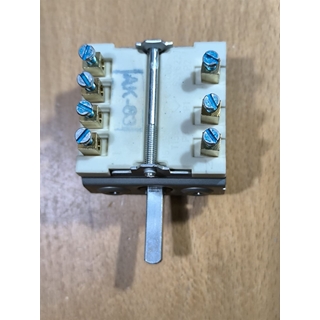 CONMUTADOR COCINA ELECTRICA INDUSTRIAL, 4 LEVAS, 4 POSICIONES, 2 POLOS, 16 A, EJE 6/4,6 MM, 300023 - Imagen 2