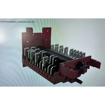 CONMUTADOR HORNO BALAY, BOSCH, SELECTOR 12 POSICIONES, RECAMBIO ORIGINAL, 12019359 - Imagen 1
