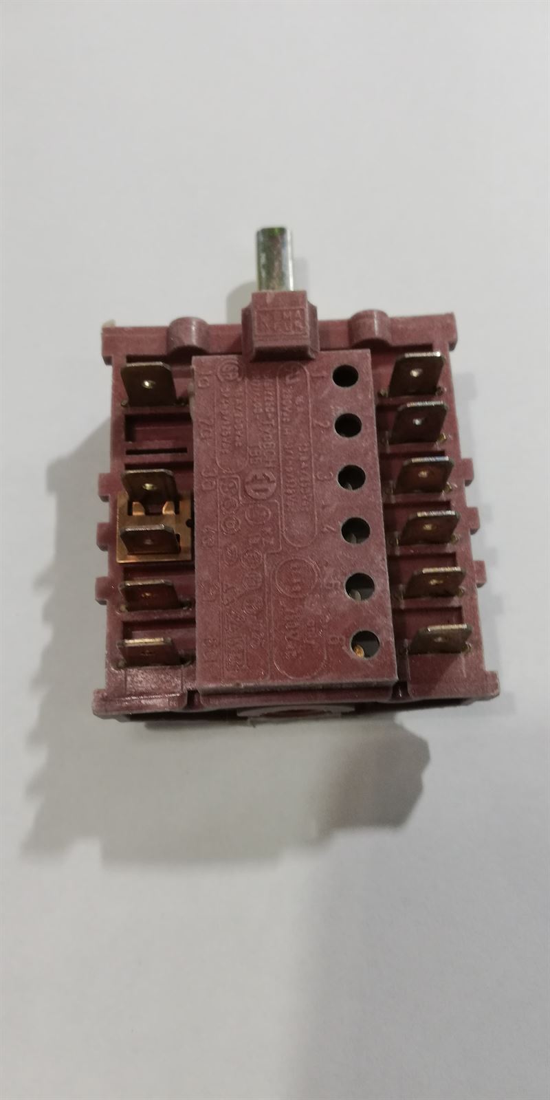 CONMUTADOR HORNO FAGOR, EDESA, 11 TERMINALES 5 POSICIONES, recambio original,  C11D002A8, 40FA0053 - Imagen 2