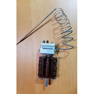 CONMUTADOR+TERMOSTATO HORNO COCINA CORBERO, ZANUSSI, 6 POSICIONES, 3427525211, 3427567213 - Imagen 1