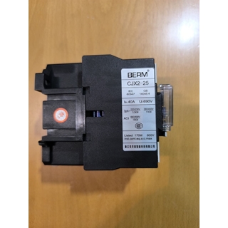 CONTACTOR TRIFASICO, 40A, 380V, BOBINA 220V, 50/60Hz, 11KW, CONTACTO AUXILIAR NORMAL CERRADO,  CJX2 - Imagen 1