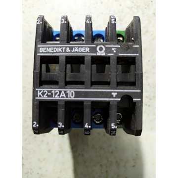 CONTACTOR TRIFASICO LAVAVAJILLAS ZANUSSI INDUSTRIAL, 24V, 4KW, 4NA, K212A10 - Imagen 2