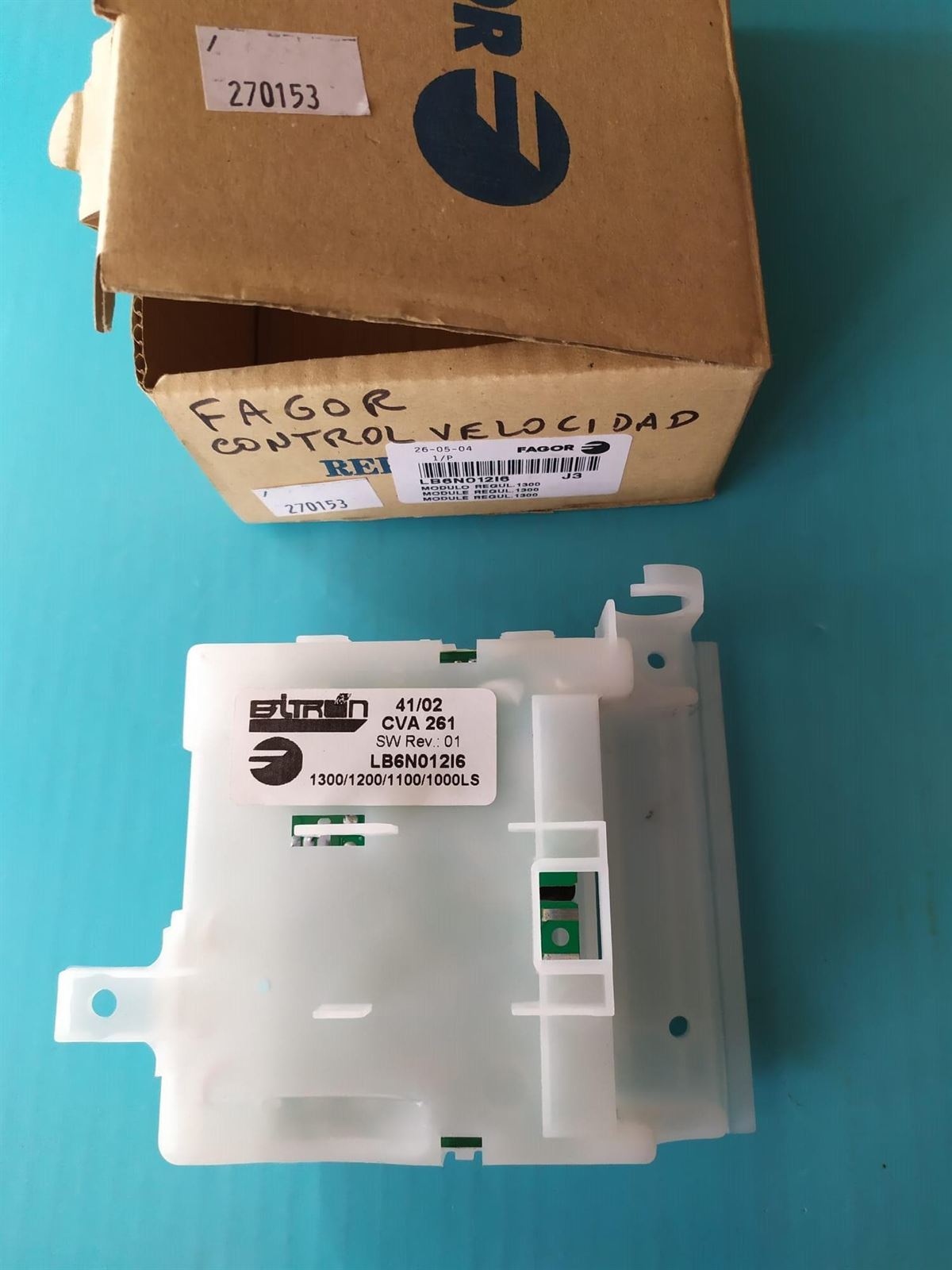 CONTROL VELOCIDAD MOTOR LAVADOA FAGOR,  LB6N12I6 - Imagen 1