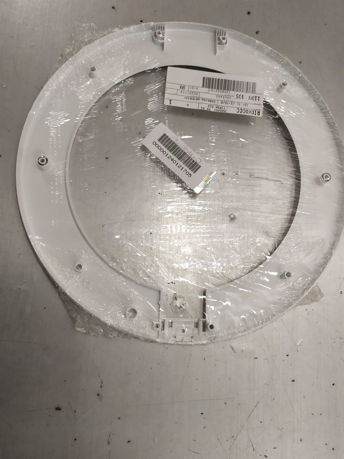 CORNISA ANTERIOR PUERTA LAVADORA ZANUSSI, AEG,  1240121705 - Imagen 1
