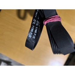 CORREA LAVADORA ZANUSSI, ELECTROLUX, AEG,  1196PJE - Imagen 1