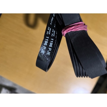 CORREA LAVADORA ZANUSSI, ELECTROLUX, AEG,  1196PJE - Imagen 1