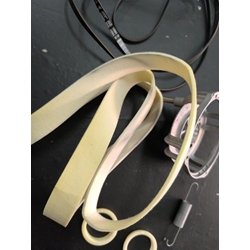 CORREA SECADORA ZANUSSI, AEG, ELECTROLUX+BANDA RODADURA+CARCASA MOTOR+CASQUILLOS+SOPORTE, 50232966007 - Imagen 2