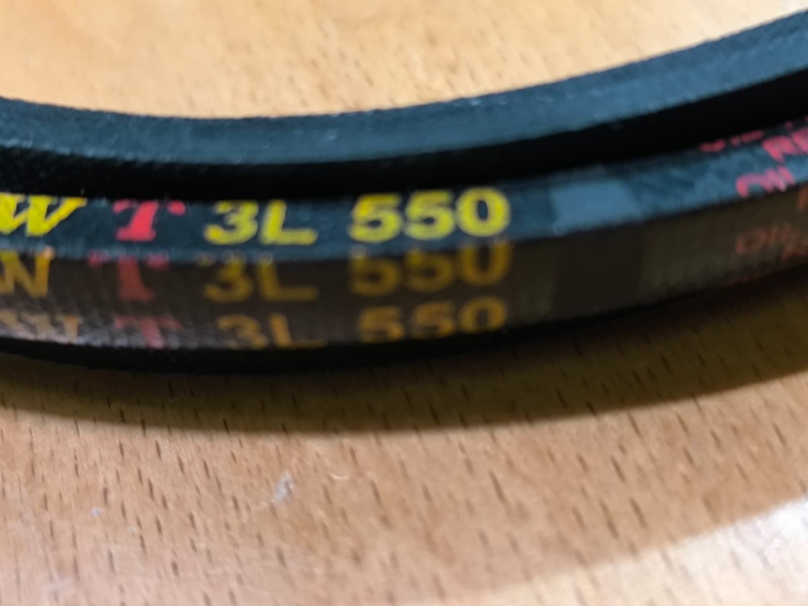 CORREA TRAPEZOIDAL LAVADORA, BALAY, SMEG, OCEAN, 10/6 MM, 3L550 - Imagen 1