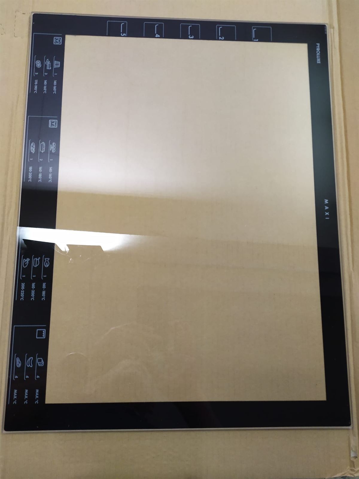 CRISTAL PUERTA HORNO INTERIOR AEG, 525x400mm,  5616107099 - Imagen 1