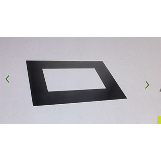 CRISTAL PUERTA HORNO MICROONDAS AEG, RECAMBIO ORIGINAL, EXTERIOR, 4055336046 - Imagen 1